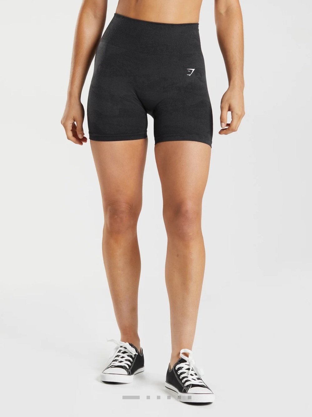 Gymshark - Adapt Camo Seamless Shorts (Black/Onyx Grey)